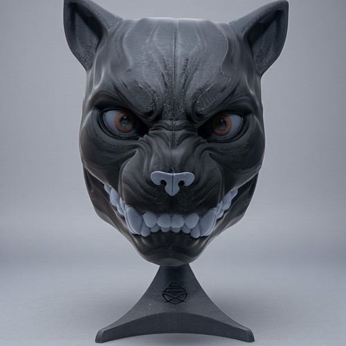Black panther wandmaske - wandmaske, 3d