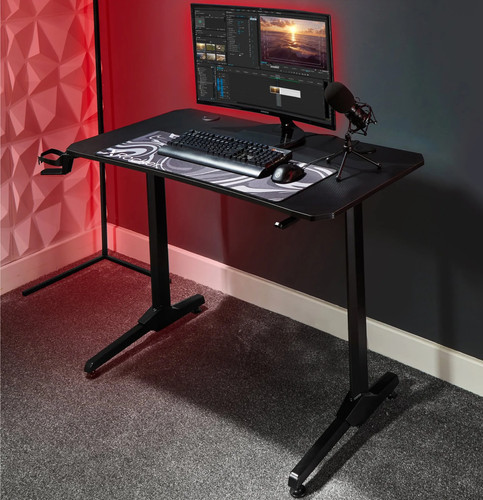 Gaming tisch aluminium carbon - tisch,