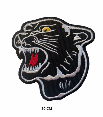 Großer schwarzer pantherkopf - schwarzer,