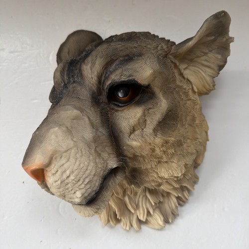 Vtg cougar panther head - head, 3d